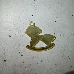 Изображение Мини декор Лошадка-качалка